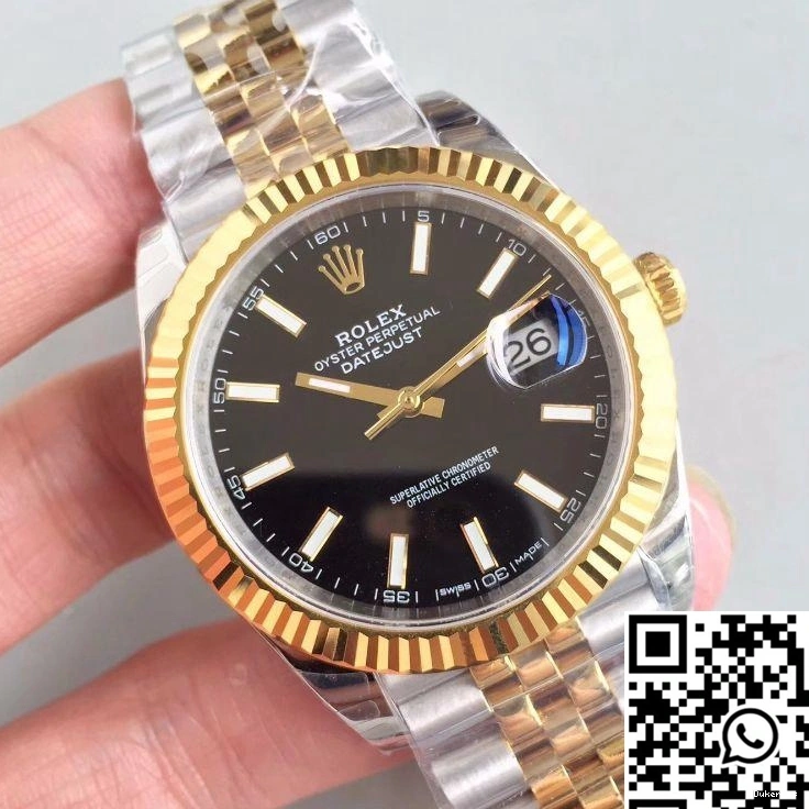 EW Factory Dial Black Rolex 41MM II Datejust 116333 0504